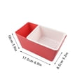thumbnail image 1 of Agiferg Lazy Double-layer Fruit Plate Basket Household Plastic Candy Plate Box Creative Kitchen Living Room Eating Melon Seed Plate, 1 of 7