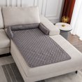 thumbnail image 1 of Becaristey Stylish Pet Sofa Protector Sofa Clean And Beautiful Suitable For All Breeds Dog Pet Bed Blanket Mat coffee, 1 of 6