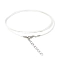 thumbnail image 1 of serony Necklace Choker Rope Polyester Bracelet Beading Cord DIY Pendant Extender String Chain Jewelry Findings Accessory White, 1 of 9