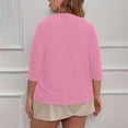 thumbnail image 3 of Women's Plus Size Cropped Cardigan Shrugs Short Sleeve Button Down Ribbed Knit Sweater Summer Kimono, 3 of 6