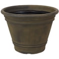 thumbnail image 1 of Sunnydaze Jardinière Pot de Fleurs Franklin d'Extérieur Résistante aux Intempéries - 20 Pouces - Fini Sable, 1 of 5