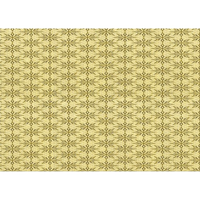 Ahgly Company Tapis d'Intérieur Lavables à la Machine à l'Intérieur, Rectangle Transitionnel Doré Foncé, 3' x 5'