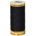 thumbnail image 4 of GÜTERMANN coton 50wt fil, 250 m (273.4 yd), noir, Strong & Lustrous for Sewing, 4 of 4