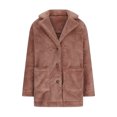 thumbnail image 4 of LSLJS Manteau en Peluche à Manches Longues pour Femmes, Mode Chaud, 4 of 6