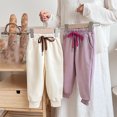 thumbnail image 4 of Yuyuzo Pantalon Bébé Élastique à Cordon Taille Haute Unisexe Enfants Bas Resserré avec Poches, 4 of 5