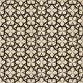 thumbnail image 1 of Ahgly Company Tapis d'Intérieur Lavable à la Machine, Carré, Transitionnel, Brun Chocolat, Tapis de Zone, 7 Pieds Carré, 1 of 7