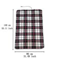 thumbnail image 3 of Usb Heated Shawl Lap Blanket, Electric Warming Throw With Soft Flannel Material And Adjustable Temperature For Home, Office, And Car Use, 3 of 9
