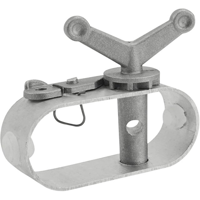1pcs Swimming Pool Cover Clamp Wire Rope Tensioner - Pool Cover Winch, Aluminum Constructed Swimming Pool Winch, Winter Pool Cover Tensioner - 8x2x6.4