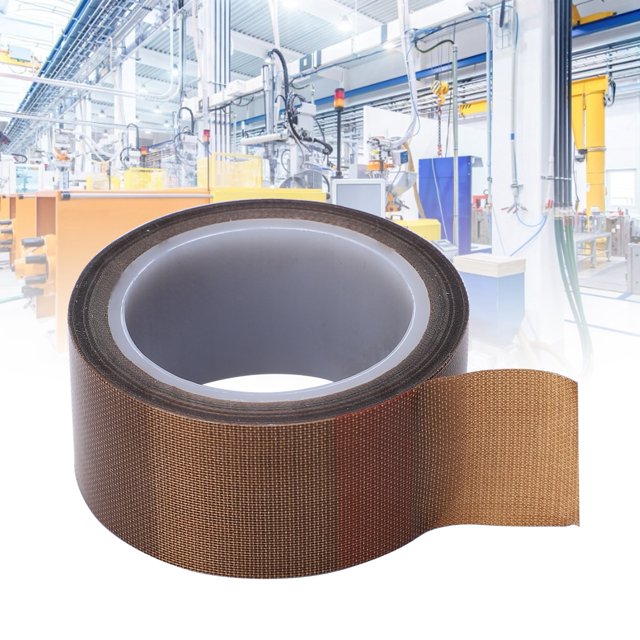 Peahefy Adhesive Tape,PTFE Tape High Temperature Cloth Insulation Adhesive Roll Vacuum Sealing Machine Consumables,Heat Resistant Tape