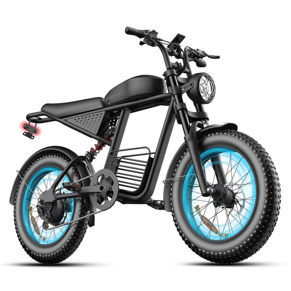 Kvaileqx Vélo Électrique pour Adultes, Vélo de Montagne Électrique 1500W, 35 Mph, Autonomie de 40-60 Miles, 48V 20AH, Vélo Électrique Tout-Terrain à Gros Pneus 20 Pouces, UL2849