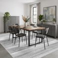 thumbnail image 3 of Premium Modern Abstract Rug - Stain Resistant Non-Slip Area Rug for Living Room Bedroom Dining Room Office Carpet - Grey 5x7, 3 of 8