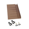 thumbnail image 4 of Detachable Easel Tray Shelf, Sketch Rack Tray, Storage Painting Tools,Paintbrush Tray for Outdoor,Tabletop,Indoor,Enthusiasts Brown, 4 of 8