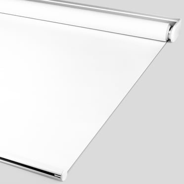 Biltek Store Enrouleur 100 % Occultant, Store de Fenêtre avec Tissu Isolant Thermique et Protection UV. Store Enrouleur Totalement Occultant pour Bureau et Maison. Facile à Installer. Blanc, 21 Pouces L x 72 Pouces H