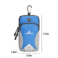 thumbnail image 3 of EGNMCR Phone Holder Arm Bands Small Crossbody Bag For Men & Women Fits All Cell Phones Use For Running Walking,, 3 of 7