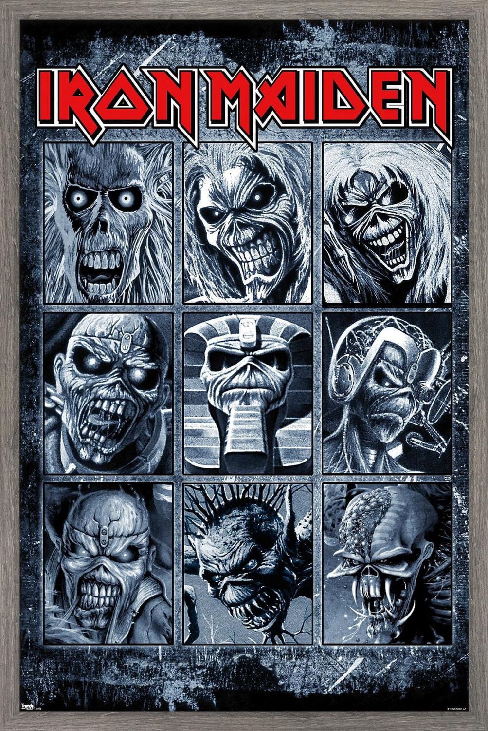 Iron Maiden - Grid Wall Poster