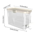 thumbnail image 3 of Yhmxh Rangement de Cuisine Organisateur de Cuisine Distributeur de Boissons pour Réfrigérateur Pichet Froid pour Frigo 3,5 L Transparent Étanche Contenant de Rangement pour Boissons avec Robinet et Couvercle Seau à Boisson pour Jus Glacés, 3 of 8