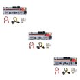 thumbnail image 1 of Shengyu PCI-E 1x to 16x Adapter with LED Indicators High Speed PCI- Extender Red 3Set, 1 of 6