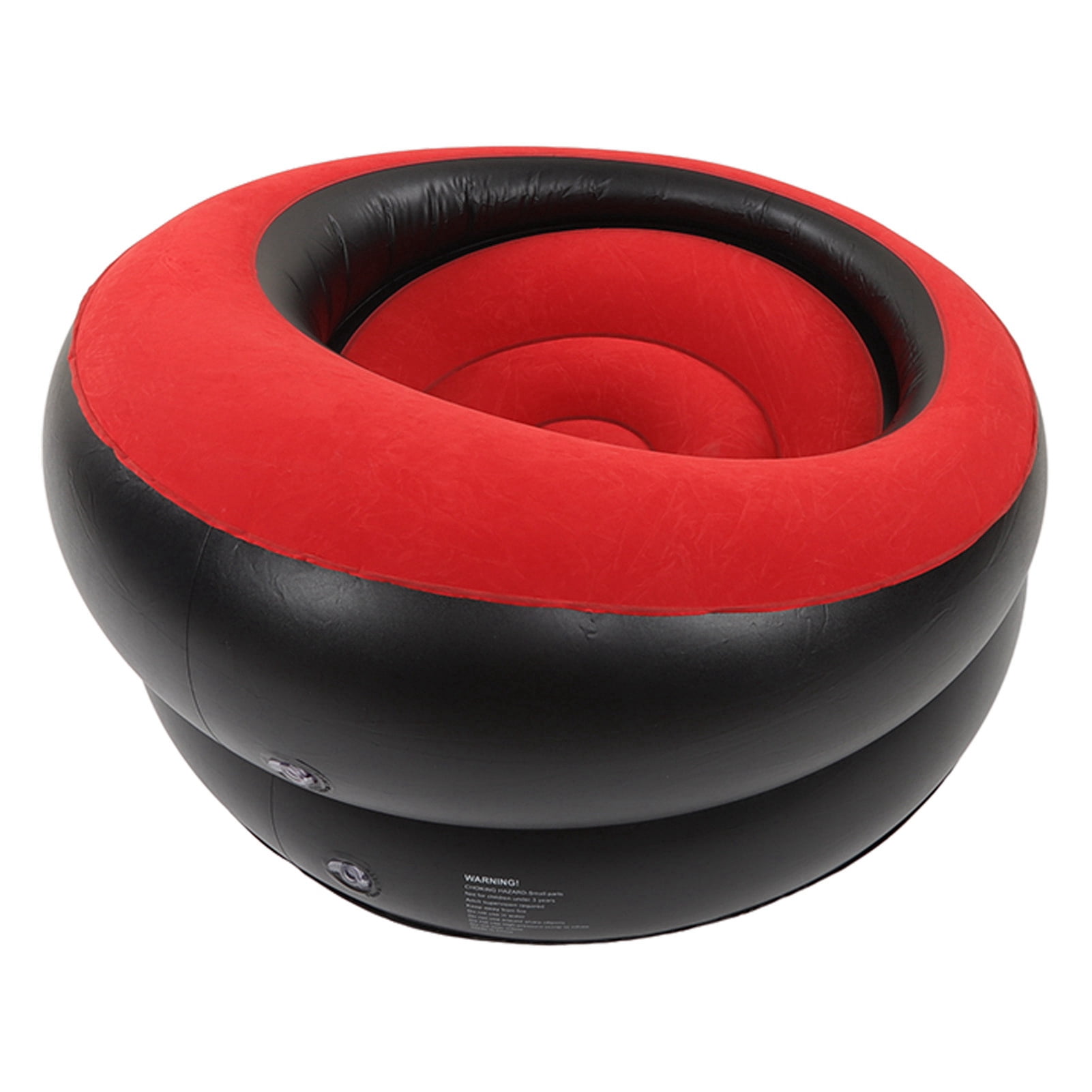 Inflatable Couch, Inflatable Armchair Inflatable Sofa Chair Flocking Air Sofa for Living Room Bedroom Reading Room Office Balcony Travel, Outdoor Inflatable Lazy Sofa Chair