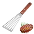 thumbnail image 2 of Barbecue Clips 2 Stainless Steel Cooking Shovel and Teppanyaki Spatula for Frying Grilling and Turning - Sleek Kitchen Tools for Meat and Fish Turning, 2 of 3