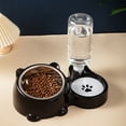 thumbnail image 1 of PEONAVET Bol pour Chat en Plastique Bol pour Chats Deux en un Eau Potable Bol d'Eau pour Chien Bol à Riz Bol pour Animal de Compagnie Eau Potable Alimentation Tout-en-un Convient aux Chiens et aux Chats pour Vivre et Boire de l'Eau, 1 of 6