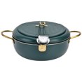 thumbnail image 4 of Deep Fryer Pot, Stainless Steel Japanese Tempura Fryer Pan Temperature Control Turkey Deep Fryer With , Removable Lid, Oil Drip Drainer Rack For Tempura Chips Fries Fish Chicken, 4 of 8
