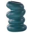 thumbnail image 4 of GUOOL Plastic Spiral Flower Vase Flower Arrangement Container for Wedding Centerpieces Dark Green, 4 of 9