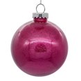 thumbnail image 1 of Vickerman N211521 Boule Transparente Pailletée Rouge Baie de 6 Po - 4 par Sac, 1 of 1