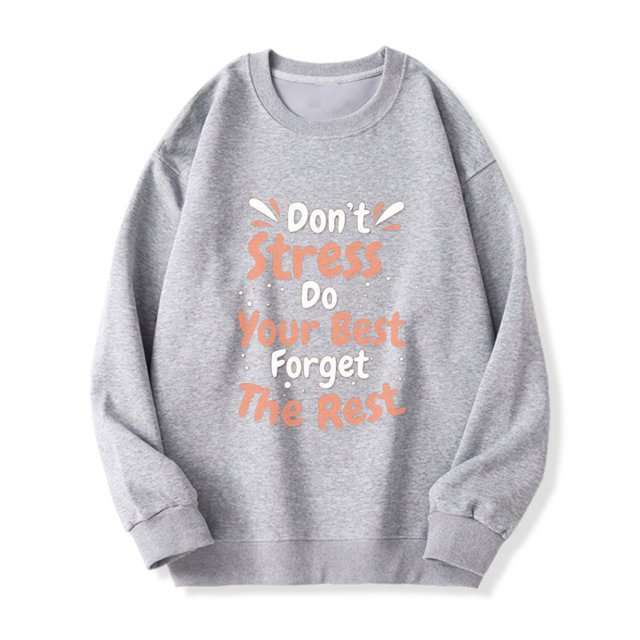 2023 Chandail de Mode pour Femmes Rabais de 50 % Liquidation Femme Mode Imprimé Col Rond Manches Longues Chandails Sans Capuche T-Shirt Hauts Amples Blouse