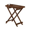 thumbnail image 2 of Pemberly Row Modern Folding Tray Table in Espresso Wood Finish, 2 of 7