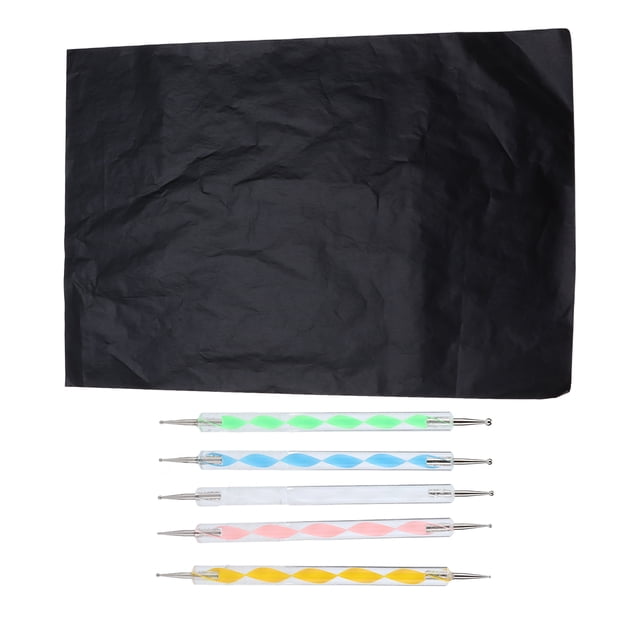 Papier Graphite, Papier de Traçage Format A4 Largement Utilisé Pratique Simplement pour Dessiner pour Transférer des Motifs
