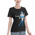 thumbnail image 2 of Women's Basic Short Sleeve T-Shirt Sailor Moon Mizuno Ami, 2 of 6