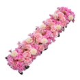 thumbnail image 2 of Abbracc Backdrop Flower Panel Decor Artificial Rose for Wedding Valentines Day Party Dark Pink, 2 of 9