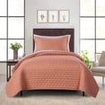 thumbnail image 1 of Mainstays All in One Lightweight Quilt Set and Sheet Set -5 Piece, Twin/ XL, Coral, 1 of 5