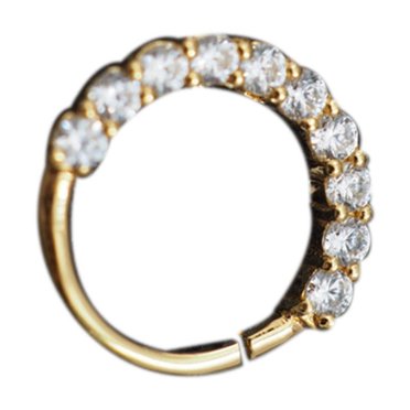 6MM/8MM Women Men Boys Girls Piercing Nose Hoop Body nose circle Piercing nose Jewelry Nose Ring Stud Copper Zircon Circle