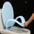 thumbnail image 4 of Aqestyerly Round Soft Close Toilet Seat with Quick Release,Durable Plastic Toilet Seat with Easy Install and Clean Function,Never Loosen Toilet Seat HWRETIE, 4 of 9
