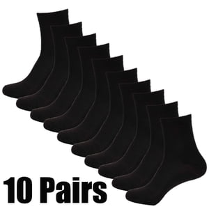 RKSTN Chaussettes pour hommes ChausSettes pour affaires Casual Pure Color Chausse de mode 10 Paires Chaussettes pour hommes respirants doux
