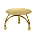 thumbnail image 1 of Product Category Candles & Holders | Elegant Golden Round Candle Holder for Wedding Table Décor | Ornament 1pc Home, 1 of 7