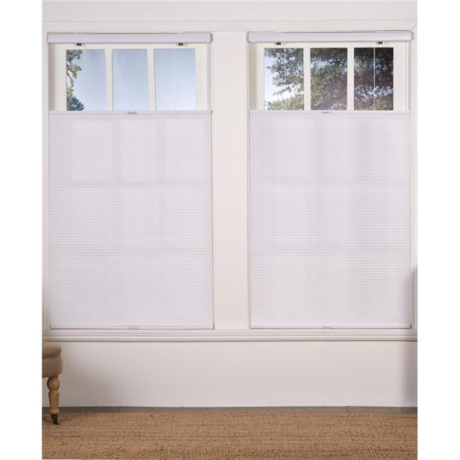 Store Sans Cordon à Filtration de Lumière, Haut-Bas, Blanc - 60,5 x 72 Po