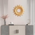 thumbnail image 3 of Miroir Mural Rond Miroirs de Maquillage pour Décoration Intérieure Doré, 3 of 9