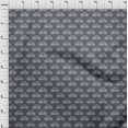 thumbnail image 3 of oneOone Georgette Viscose Fabric Dot & Bicycle Block Print Sewing Fabric BTY 42 Inch Wide, 3 of 4