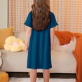 thumbnail image 4 of RXIRUCGD 2025 Vêtements d'Été pour Enfants 3-12 Ans Mode pour Enfants Pyjama Imprimé de Rêve Nuisette Mi-Mollet, 4 of 5