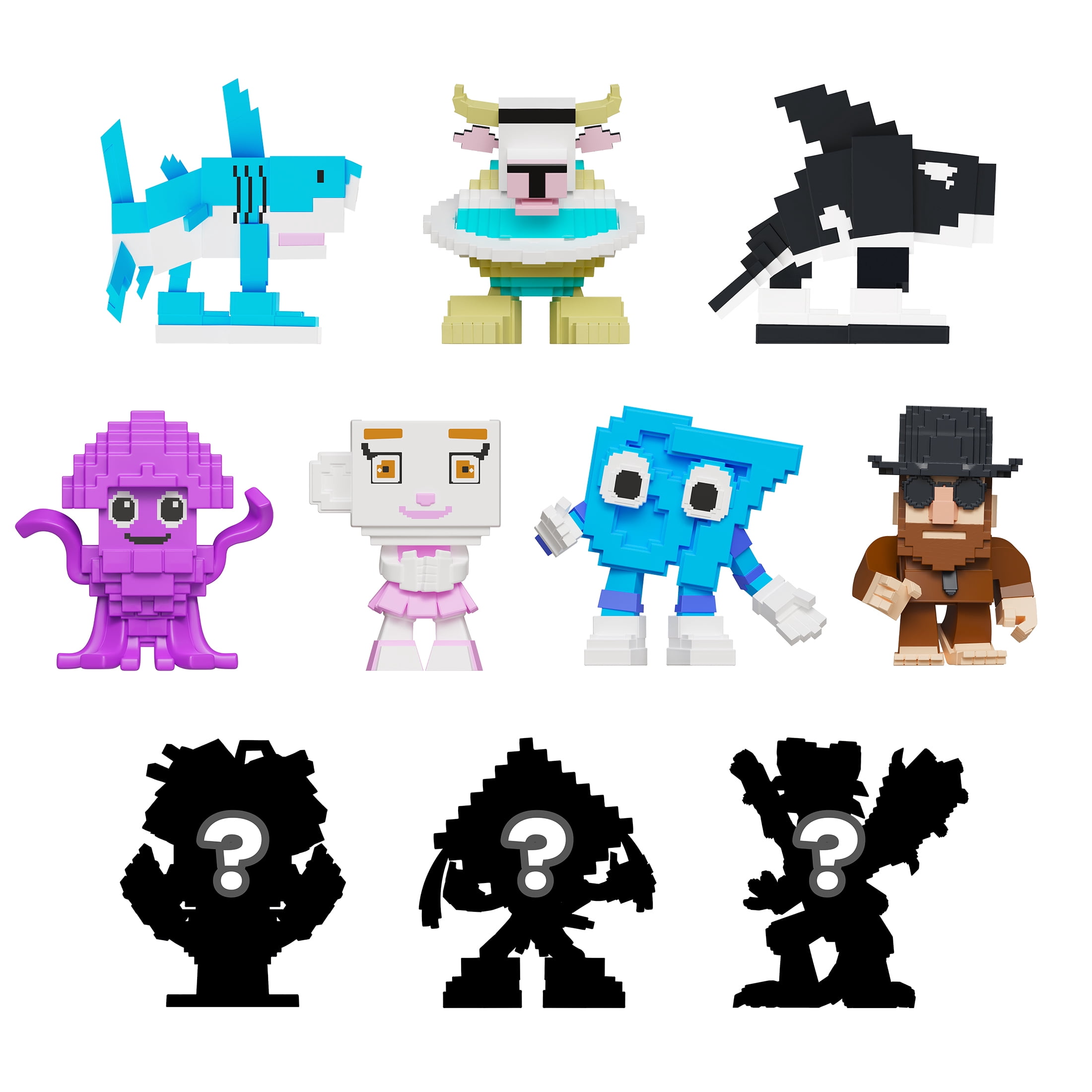 Steal A Brainrot - Mini-figurines en sachet surprise - Comprend des codes DLC utilisables sur Roblox - Figurines de collection mystères sous licence officielle par PhatMojo