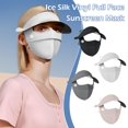 thumbnail image 3 of Summer Sunscreen Hats Ice Silk Face Sunscreen Mask, Uv Protection Cooling Mask~, 3 of 8