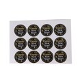 thumbnail image 1 of 120PCS 2020 HAPPY NEW YEAR Round Black Seal Sticker DIY Cookie Bags Labels Round Adhesive Sealing Baking Packaging Envelope Gift Box Decoration Sticker, 1 of 6