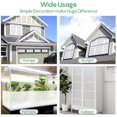 thumbnail image 4 of QualitChoice Frosted Window Film Home Office Hotel Hardware Fittings Self-adhesive Privacy Sticker Glass Films Protective Accessory White 75*300cm, 4 of 6