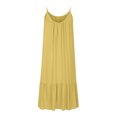 thumbnail image 4 of Robe Maxi pour Femmes Décontractée d'Été Sans Manches à Bretelles Spaghetti, Robe Soleil à Volants à Étages Fluide de Plage Boho Longue, 4 of 6