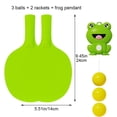 thumbnail image 2 of Hanging Table Tennis Trainer Portable Pong Set For Kids And Parents Indoor Outdoor Game Exerciser Full Pingpong Kit Sports Activity, 2 of 3