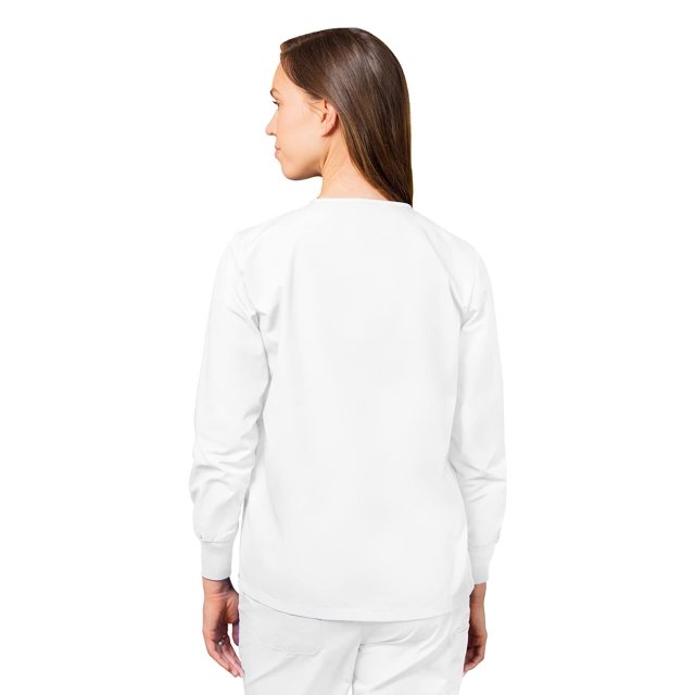 Adar Universal Women's Scrub Set - Warm-Up Scrub Jacket and Elastic Pull-On Pants