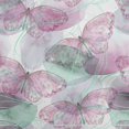 thumbnail image 1 of oneOone Rayon Pink Fabric Butterflies Craft Projects Decor Fabric Printed By The Yard 56 Inch Wide, 1 of 5