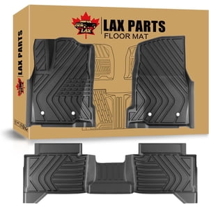 Dura Cover 2018-2023 Toyota Tacoma | Double Cab | Anti-slip All-Weather Protection Mats for Trucks | Front and 2nd Seat Floor Liners